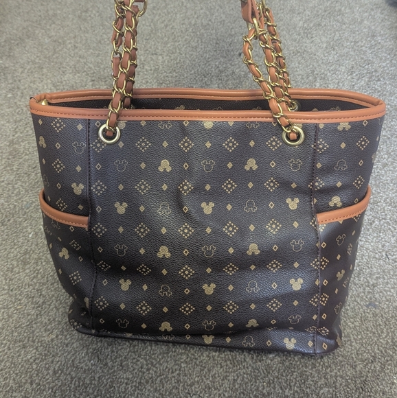 Disney Mickey Style Heads Luxury Fashion Bag Handbag Purse - Picture 2 of 7